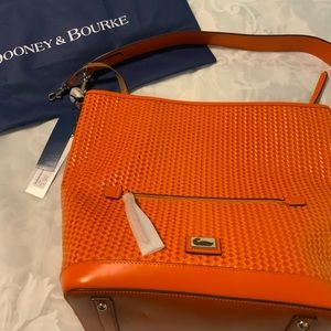Dooney & Bourke Camden Leather Woven Tote